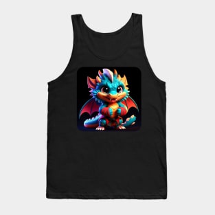 Rufie the Dragon - Wrestling #55 Tank Top